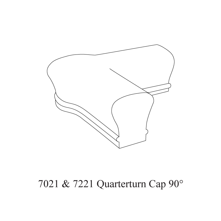 Quarterturn Cap 90° - 7021, 7221 - Image 2