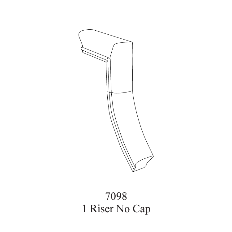 1 Riser No Cap - 7098-7298 - Image 2